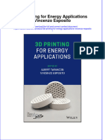 3D Printing For Energy Applications Vincenzo Esposito Full Chapter