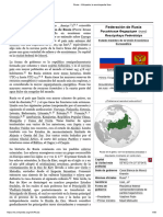 Rusia: Federación de Rusia