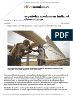 Las Empresas Españolas Acechan en India, El Nuevo Paraíso Fotovoltaico - ElEconomista - Es