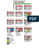 Kalender Pendidikan Provinsi Riau 2019 - 2020