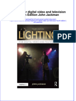 Lighting For Digital Video and Television Fourth Edition John Jackman Download PDF Chapter