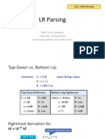 lr2 LR - 0 Parsing