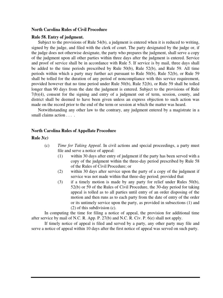 Rule 58 and 3 C Download Free PDF Judgment (Law) Public Sphere