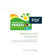 Presupuesto Municipal 2022