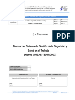 Guia para Manual OHSAS