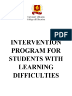 INTERVENTION PROGRAM