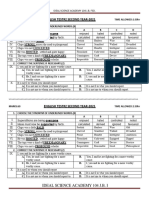 English Test#2 Second Year