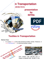 Textiles in Transportation: Presentation by Nitra