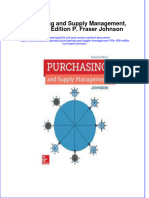 Purchasing And Supply Management 16E 16Th Edition P Fraser Johnson full download chapter