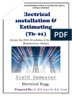 Th-1 Electrical Installation & Estimating (6th Elect.)
