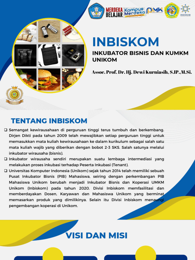 Inkubator Bisnis dan Koperasi Unikom | PDF | Bisnis