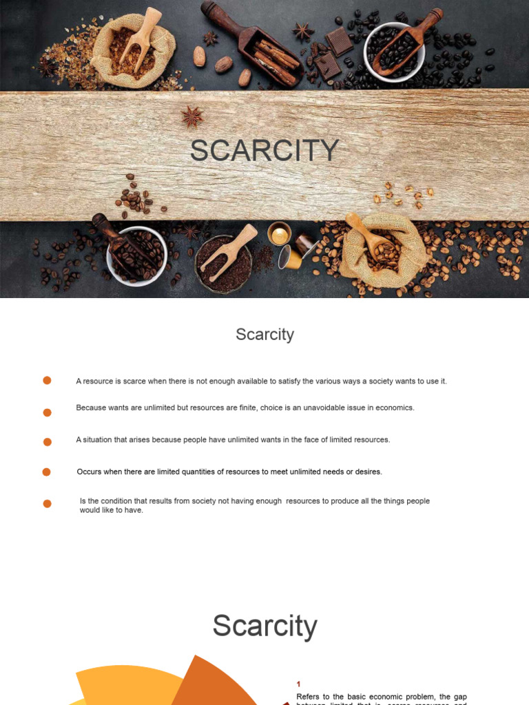 Understanding Resource Scarcity in Economics | PDF | Economics | Economies