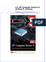 5 Steps To A 5 Ap Computer Science A 2022 Dean R Johnson Full Chapter