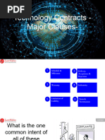 Operative Clauses of Tech. Contracts