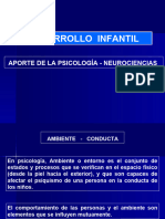 Desarrollo Infantil: Aporte de La Psicología - Neurociencias