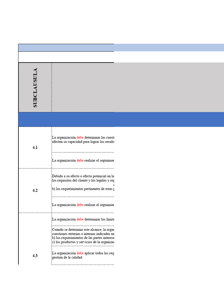 Matriz RASI en Gestión de Calidad | PDF | Calidad (comercial) | Gestión ...