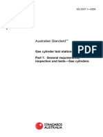 AS 2337.1-2004 Gas Cylinder Test Stations Part 1 General Requirements, Inspection and Tests-Gas Cylinders