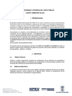 Informe Austeridad en Gasto Publico Cuarto Trimestre 2022