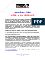 12 05 25 Doc - 11 06 09 Avertissement CampusFranceGuinee 2