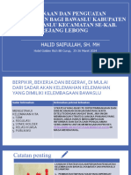 Pembinaan Dan Penguatan Kelembagaan Bagi Bawaslu Kabupaten Dan