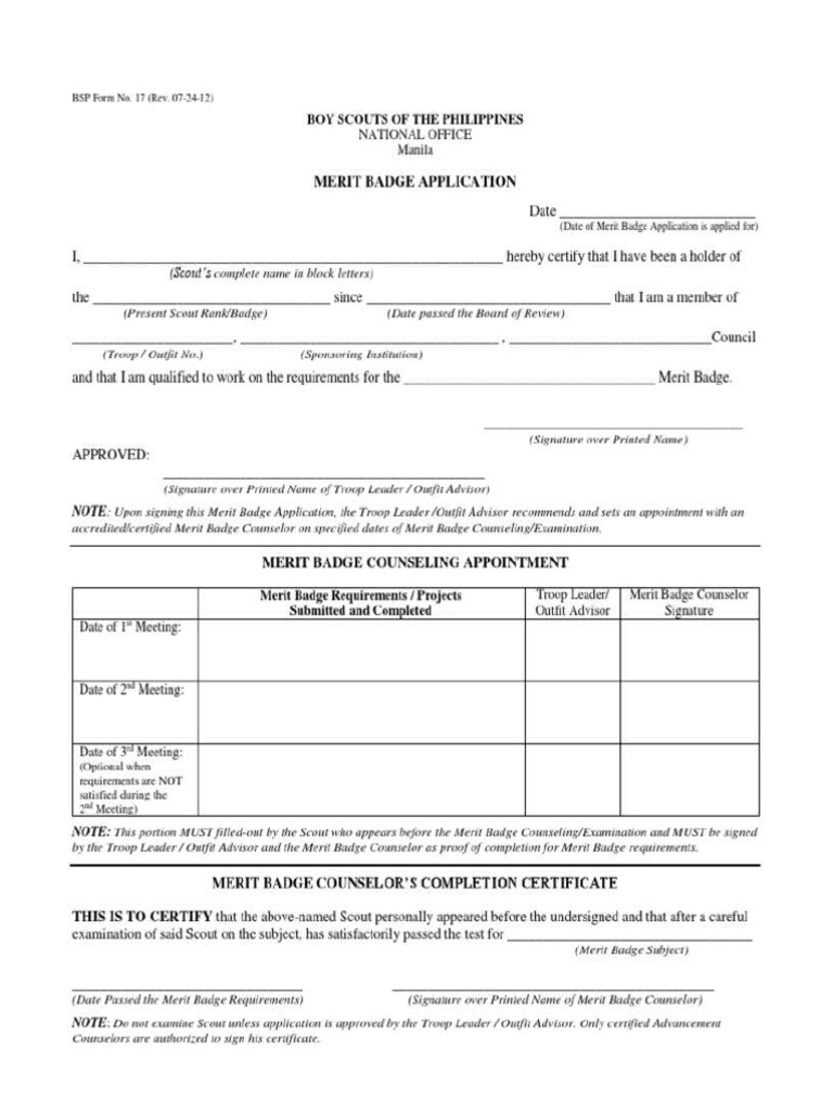 Merit-Badge-Application | PDF