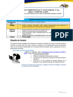 Ficha Por Competencia - Sesión #1 - II UNIDAD .Com 3°