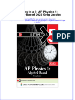 5 Steps To A 5 Ap Physics 1 Algebra Based 2023 Greg Jacobs Full Chapter