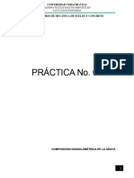 Práctica No. 02 Composicion Granulometrica de La Grava