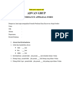 (NEW) Contoh Performance Appraisal Form - LinovHR