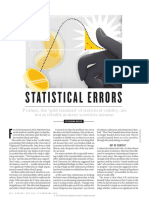Estadistica, Articulo, Statistical Errors