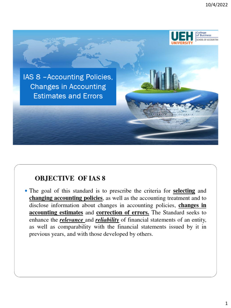 PDF - IAS 8 - Accounting Policies, Changes in Accounting Estimates and ...
