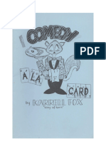 Karrell Fox - Comedy A La Card