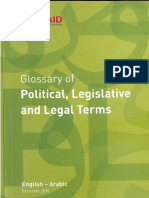 Glossaryof Political Legislative and Legal Terms