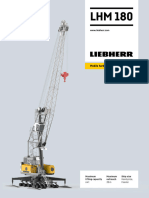 Liebherr LHM 180 Mobile Harbour Crane Datasheet English