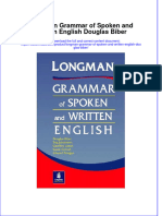 Longman Grammar of Spoken and Written English Douglas Biber Download PDF Chapter