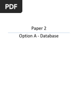 PAPER2 - Option A - DATABASE - NOTES