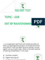 Rajiv Dhawan ENT Ear Test Post Class
