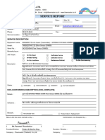 ServiceReport FlowMeterDN800 TPI