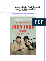The Lost Worlds Of John Ford Beyond The Western 1St Edition Jeffrey Richards  ebook full chapter