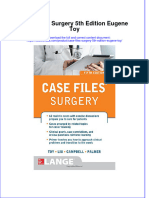 Case Files Surgery 5Th Edition Eugene Toy full chapter