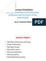 Orientation To Pharmacy-1