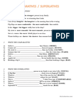 Comparatives and Superlatives (Easy)