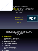 Poultry Farmer Workshop: Husbandry / / Pasture Management: Disease