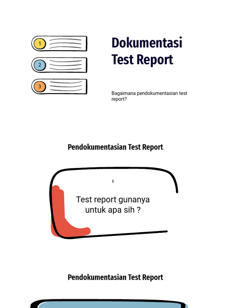 Panduan Pendokumentasian Test Report | PDF