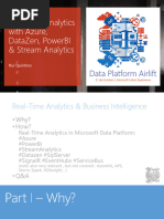 Data Platform AirLift RealTime Analytics