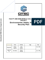 Environmental, Safety, Health &_Security Plan