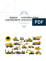 CN4103 - Construction Eeuipments and Management