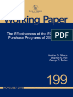 Effectiveness of The ECB's Asset Purchases From 2009-12 - Bank of Greece