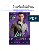The Love Prescription The Holidates Series Book 2 1St Edition Aurora Paige Ebook Full Chapter