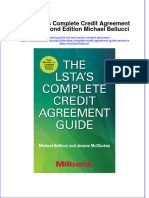 The Lstas Complete Credit Agreement Guide Second Edition Michael Bellucci  ebook full chapter
